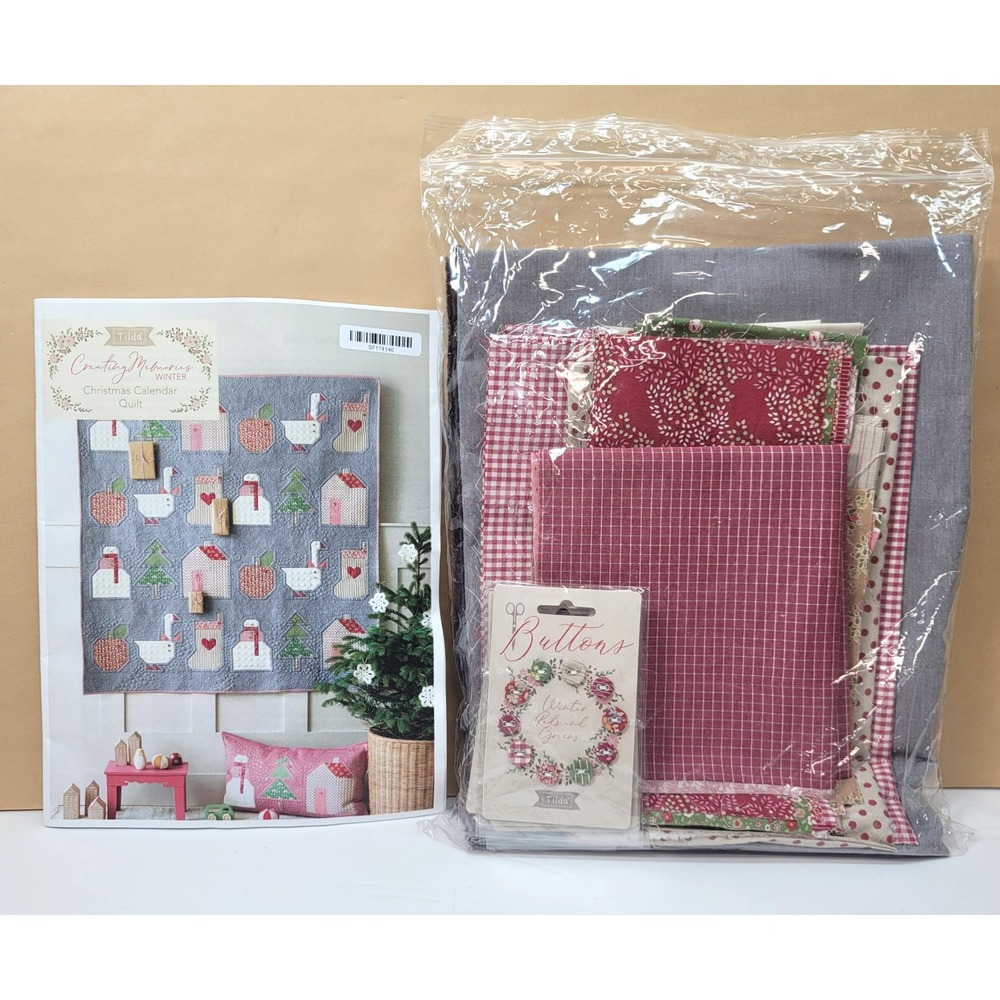 Tilda Creating Memories Winter Christmas Calendar Quilt Kit SF174146
